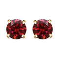 Dichroic Mist Moissanite Stud Earrings in Platinum Over Sterling Silver 1.90 ctw - Sticky add to cart bar