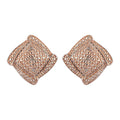 Karis Diamond Accent Geometric Bliss Earrings - Sticky add to cart bar