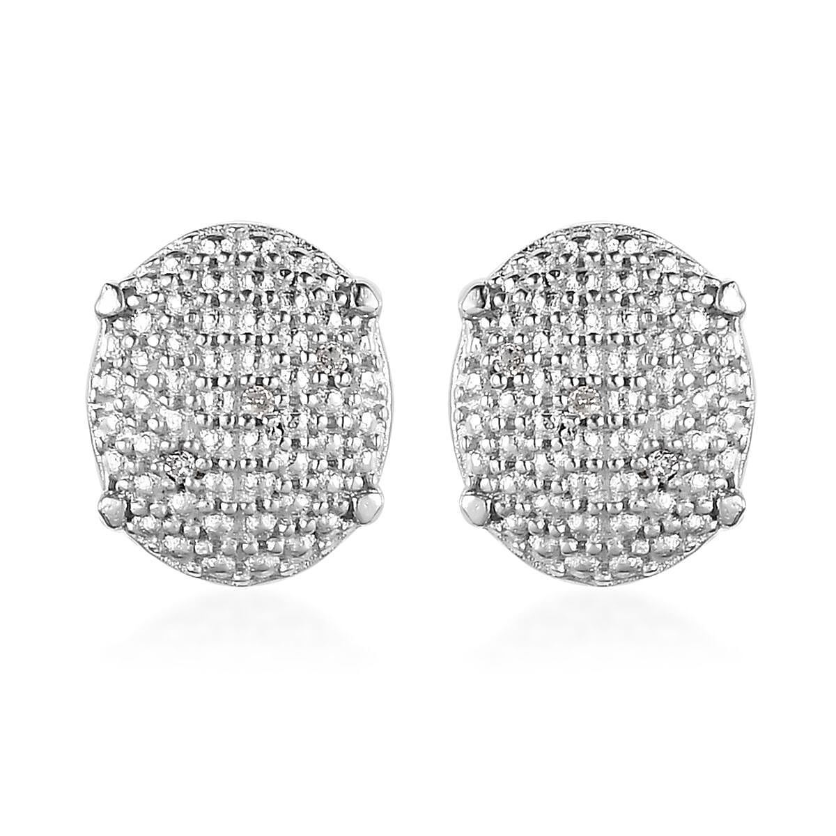 Karis Diamond Accent Oval Earrings