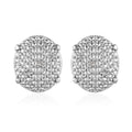 Karis Diamond Accent Oval Earrings - Sticky add to cart bar