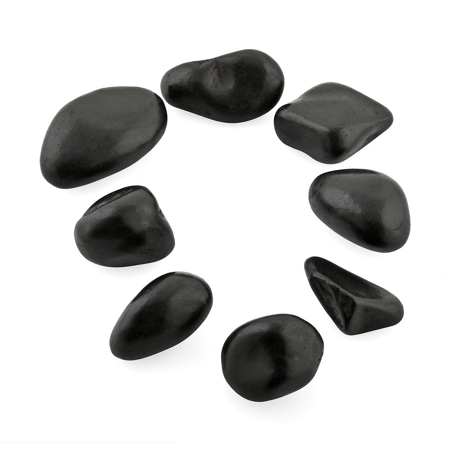 Closeout Invigorate 8pc Spa Stone Set - Black