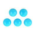 AAAA Sleeping Beauty Turquoise Set of 5 (Rnd 8 mm) 10.00 ctw, Loose Gemstones, Gemstone For Jewelry, Jewelry Stones, Round Turquoise Gems For Jewelry Making - Sticky add to cart bar