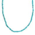 Blue Apatite Chips Necklace 18-20 Inches in Vermeil Yellow Gold Over Sterling Silver 100.00 ctw - Sticky add to cart bar