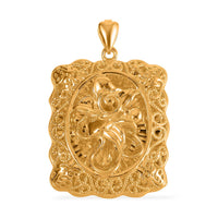 Electroform Flower Pendant in 24K Yellow Gold (8.25 g)