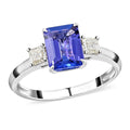 Modani 950 Platinum AAAA Tanzanite and G-VS Diamond Ring 4.70 Grams (Del. in 10-12 Days) 2.80 ctw - Sticky add to cart bar
