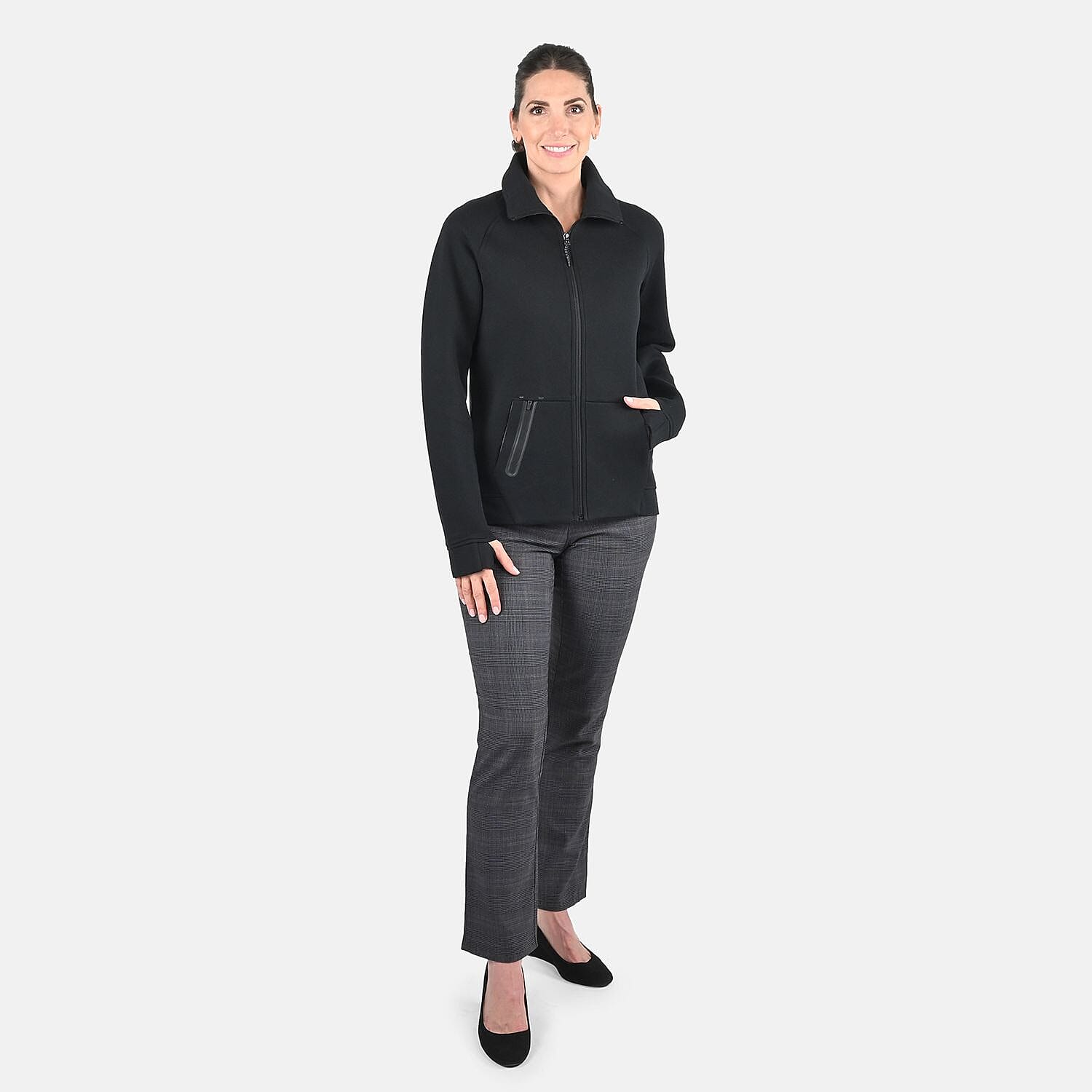 Elevate Black Kariba Knit Jacket - S
