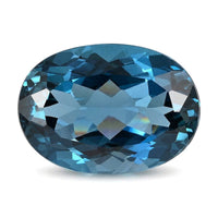 AAAA London Blue Topaz (Oval 18x13 mm) 14.00 ctw