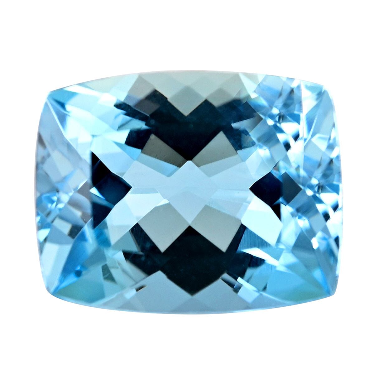 Certified and Appraised AAAA Santa Maria Aquamarine (Cush Free Size) 4.00 ctw