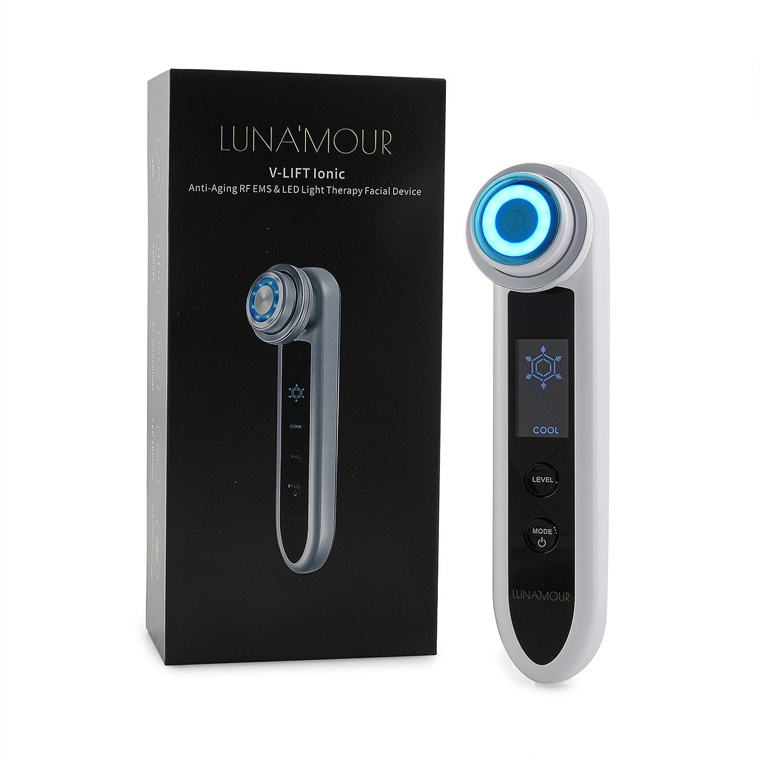 Labor Day  Luna'Mour V-Lift Ionic RF + EMS + LED Facial Device
