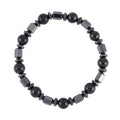Shungite and Magnetic Hematite Stretch Bracelet 115.00 ctw - Sticky add to cart bar