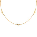 Bolle Oro Italian 14K Yellow Gold Station Necklace 18 Inches 1.25 Grams - Sticky add to cart bar