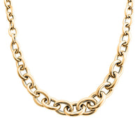 Graduate Bold Rolo Italian 10K Yellow Gold Necklace 18 Inches 6 Grams