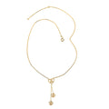 Triplet Diamond-Cut Hearts Italian 10K Yellow Gold Necklace 18-20 Inches 2.21 Grams - Sticky add to cart bar