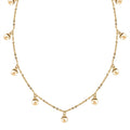 Specchio Italian 10K Yellow Gold Circle Pendant Necklace 18-20 Inches 1 Grams - Sticky add to cart bar
