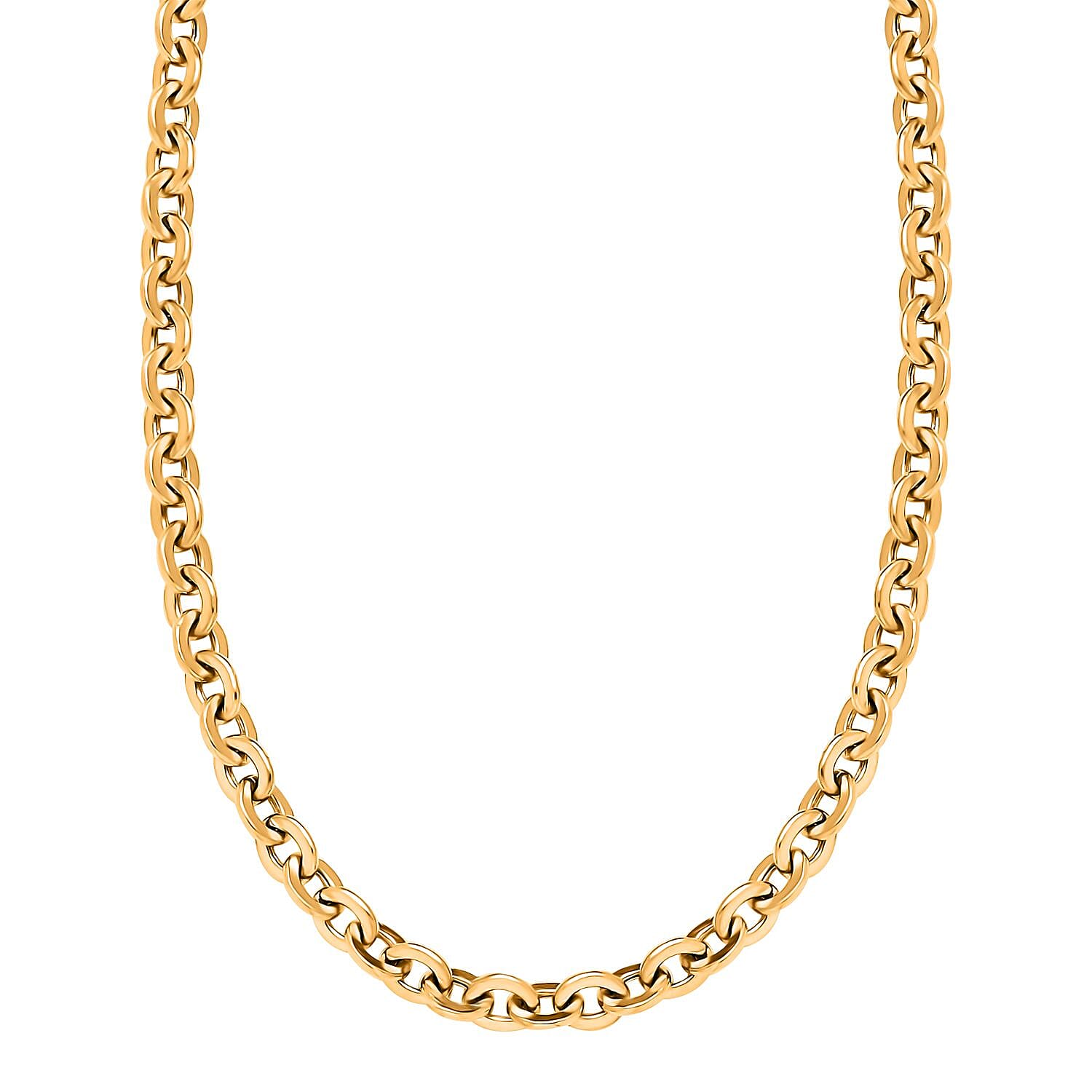 Rolo Chain Necklace in 22K Yellow Gold 12 Grams 20 Inches
