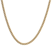 22K Yellow Gold Curb Chain Necklace 20 Inches 7.85 Grams