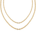 Brillo Italian 10K Yellow Gold Diamond-cut Necklace 60 Inches 2.75 Grams - Sticky add to cart bar
