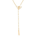 Italian 10K Yellow Gold Slider Bee Necklace (28 Inches) (1.25 g) - Sticky add to cart bar