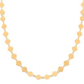 Italian 10K Yellow Gold Polished Kite Link Necklace 18 Inches 2.45 Grams - Sticky add to cart bar