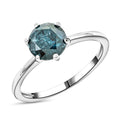 No Brand 10K White Gold I3 Blue Diamond I3 Ring , Gold Wt. 2 g 1.10 ctw - Sticky add to cart bar