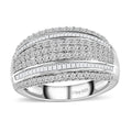 Diamond Ring in Rhodium Over Sterling Silver (Size 7.0) 1.00 ctw - Sticky add to cart bar