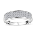 Luxoro 14K White Gold Diamond (G-H, I1-I2) Ring (Size 7.0) 1.00 ctw - Sticky add to cart bar