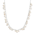 White Freshwater Pearl Necklace (20 Inches) in Sterling Silver - Sticky add to cart bar