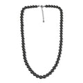 Black Tourmaline Beaded Necklace 20-22 Inches in Sterling Silver 265.00 ctw - Sticky add to cart bar