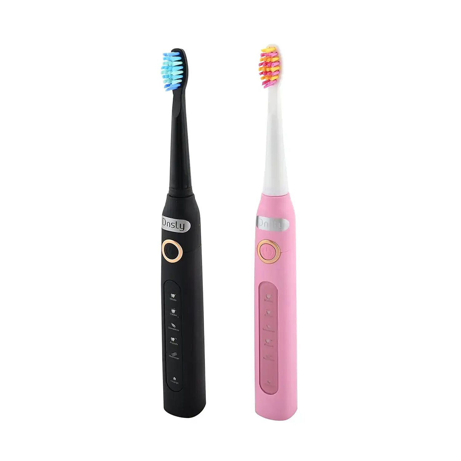 Closeout Dnsly Sonic Electric Toothbrushes -Black & Pink