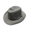 Freestyles US Unisex Foldable UV Protected Wide Brim Belt Buckle Fedora Hat - Black - Sticky add to cart bar