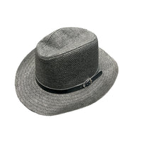 Freestyles US Unisex Foldable UV Protected Wide Brim Belt Buckle Fedora Hat - Black