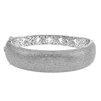 Tanzanite Bracelet in Rhodium Over Sterling Silver (7.50 In) 5.28 ctw