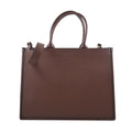 MC Saffiano Black Faux Leather Tote Bag (16"x6.5"x12") - Sticky add to cart bar