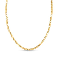 10K Yellow Gold 2.5mm Palma Chain Necklace 24 Inches 6.70 Grams