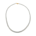 Certified & Appraised Iliana 18K Yellow Gold AAAA Premium Rainbow Moonstone Beaded Necklace (18 Inches) 85.00 ctw - Sticky add to cart bar