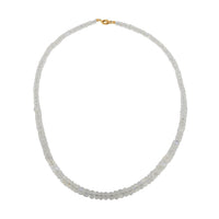 Certified & Appraised Iliana 18K Yellow Gold AAAA Premium Rainbow Moonstone Beaded Necklace (18 Inches) 85.00 ctw