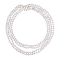 Doorbuster White Shell Pearl Necklace (100 Inches) - Sticky add to cart bar