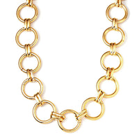 Link Necklace in Goldtone 21.50-45.50 Inches