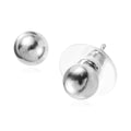 Platinum Over Sterling Silver Solitaire Stud Earringa 1.55 Grams - Sticky add to cart bar