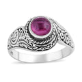 Bali Legacy African Ruby (FF) Ring in Sterling Silver 1.50 ctw - Sticky add to cart bar