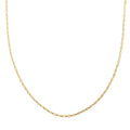 Diamond-cut Petali Italian 14K Yellow Gold Chain Necklace 20 Inches 2.20 Grams - Sticky add to cart bar
