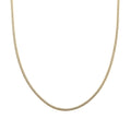Spiga Italian 10K Yellow Gold 2mm Chain Necklace 18 Inches 3.0 Grams - Sticky add to cart bar