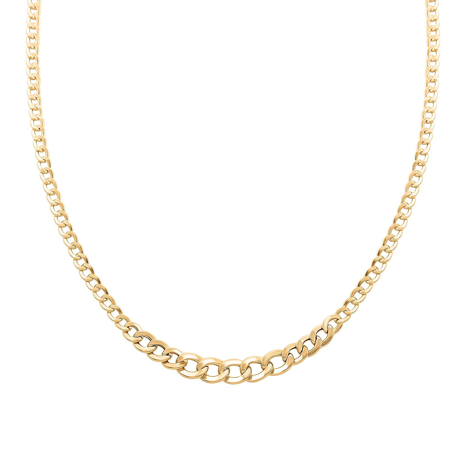 Grumetta Italian 14K Yellow Gold Chain Necklace 18 Inches 3.15 Grams