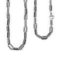 TLV Bali Legacy Sterling Silver Engraved Rectangular Link Chain Necklace (22 Inches) (50.85 g) - Sticky add to cart bar