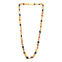 Baltic Multi Shades Amber Necklace 24 Inches