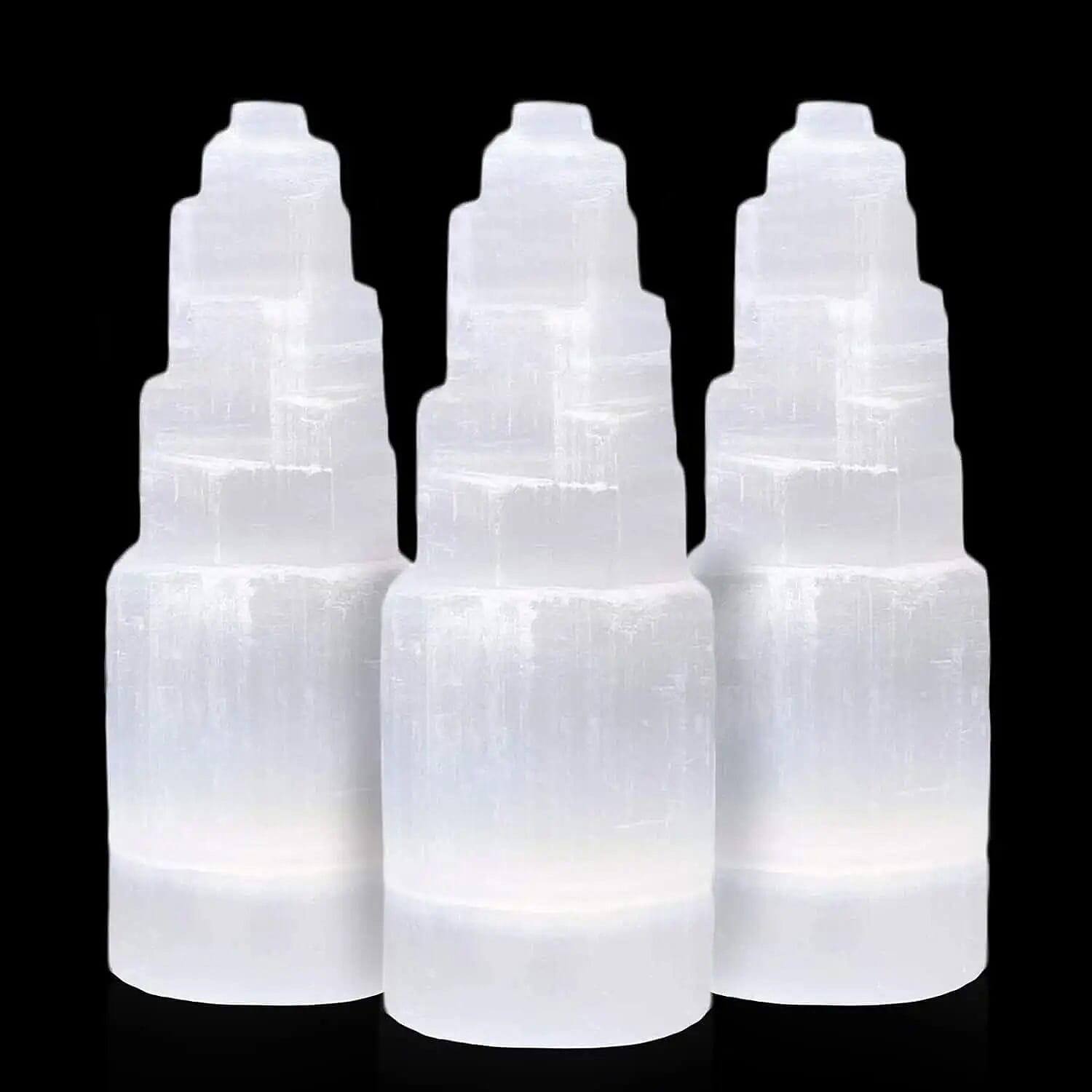 White Selenite Crystal Tower