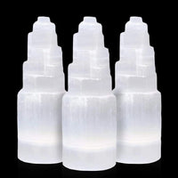 White Selenite Crystal Tower