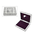 Handcrafted Buddha Embossed Aluminum Oxidized Jewelry Box with Anti-Tarnish & Scratch Protection Interior - Sticky add to cart bar
