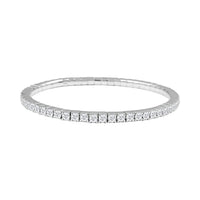 Moissanite Bracelet in Rhodium Over Sterling Silver (7.00 In) 5.60 ctw