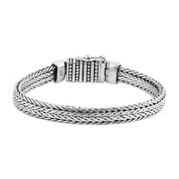 Doorbuster Bali Legacy Sterling Silver Tulang Naga Bracelet (7.25 In) (37 g)
